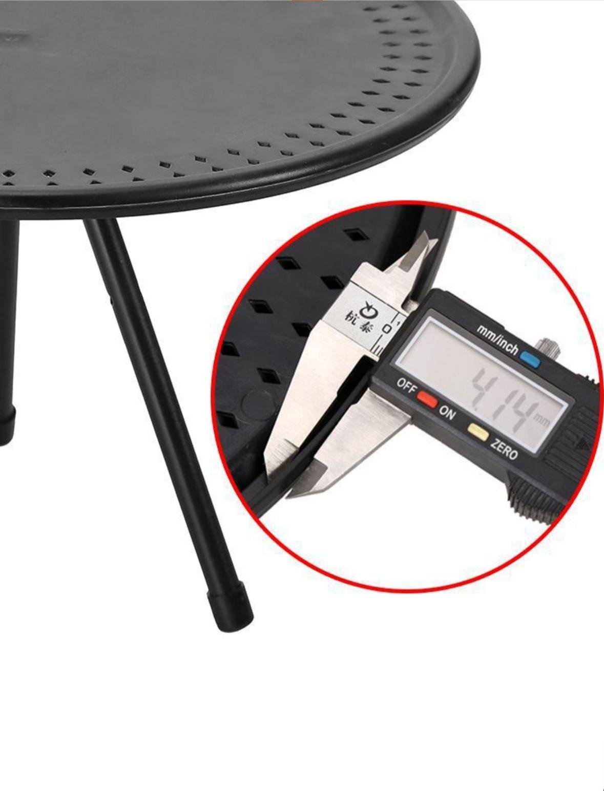 Стіл туристичний складаний для кемпінгу Чорний (RBT-38) - фото 3 Стіл туристичний складаний для кемпінгу Чорний (RBT-38) - фото 3