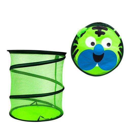 Корзина для игрушек Тигр 40х40х4 см Зеленый - фото 2 Корзина для игрушек Тигр 40х40х4 см Зеленый - фото 2