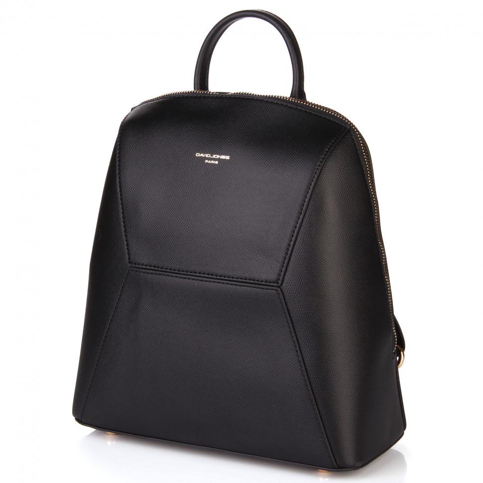 Рюкзак міський жіночий David Jones екошкіра Чорний (CM7207 black)
