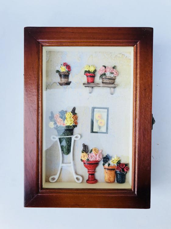 Ключниця настінна Gerberas 28х22х7 см