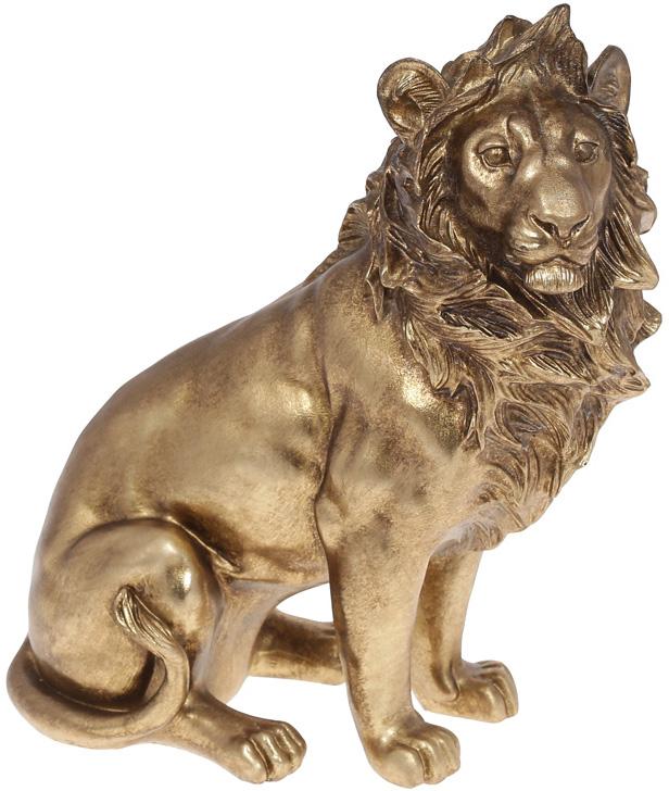 Декоративная статуэтка Царь Зверей 23,2х12х27 см полистоун Золото (BD-450-884)