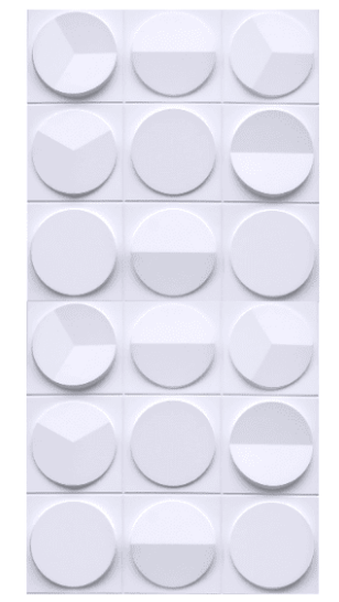 3D-панель Пиза 1200х600х30 мм Белый (2385831319) 3D-панель Пиза 1200х600х30 мм Белый (2385831319)