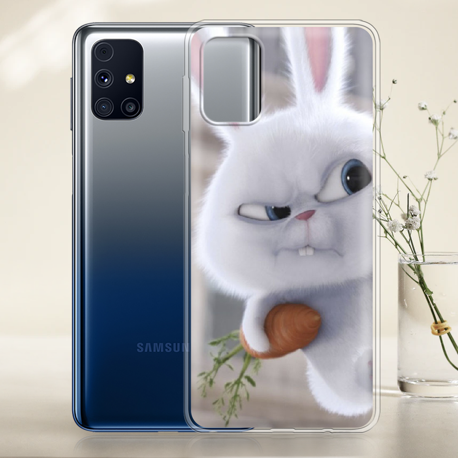 Чехол Boxface Samsung M317 Galaxy M31s Rabbit Snowball Прозорий силікон (40942-up1116-40942) - фото 2