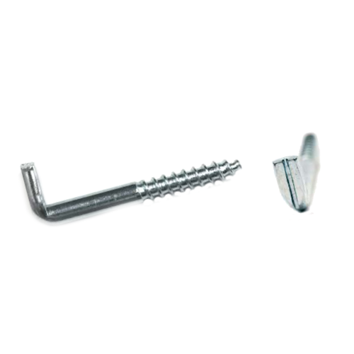 Шуруп Steelfix 6х75 PL с гаком и шлицем 10 шт. (057800)