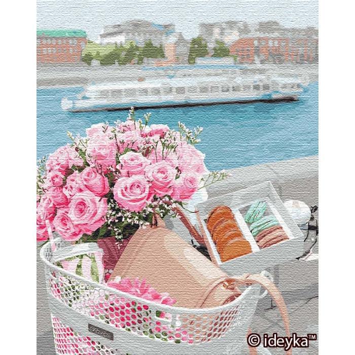 Картина за номерами Ідейка "Прогулянка по набережній" 40х50 см (KH3585)