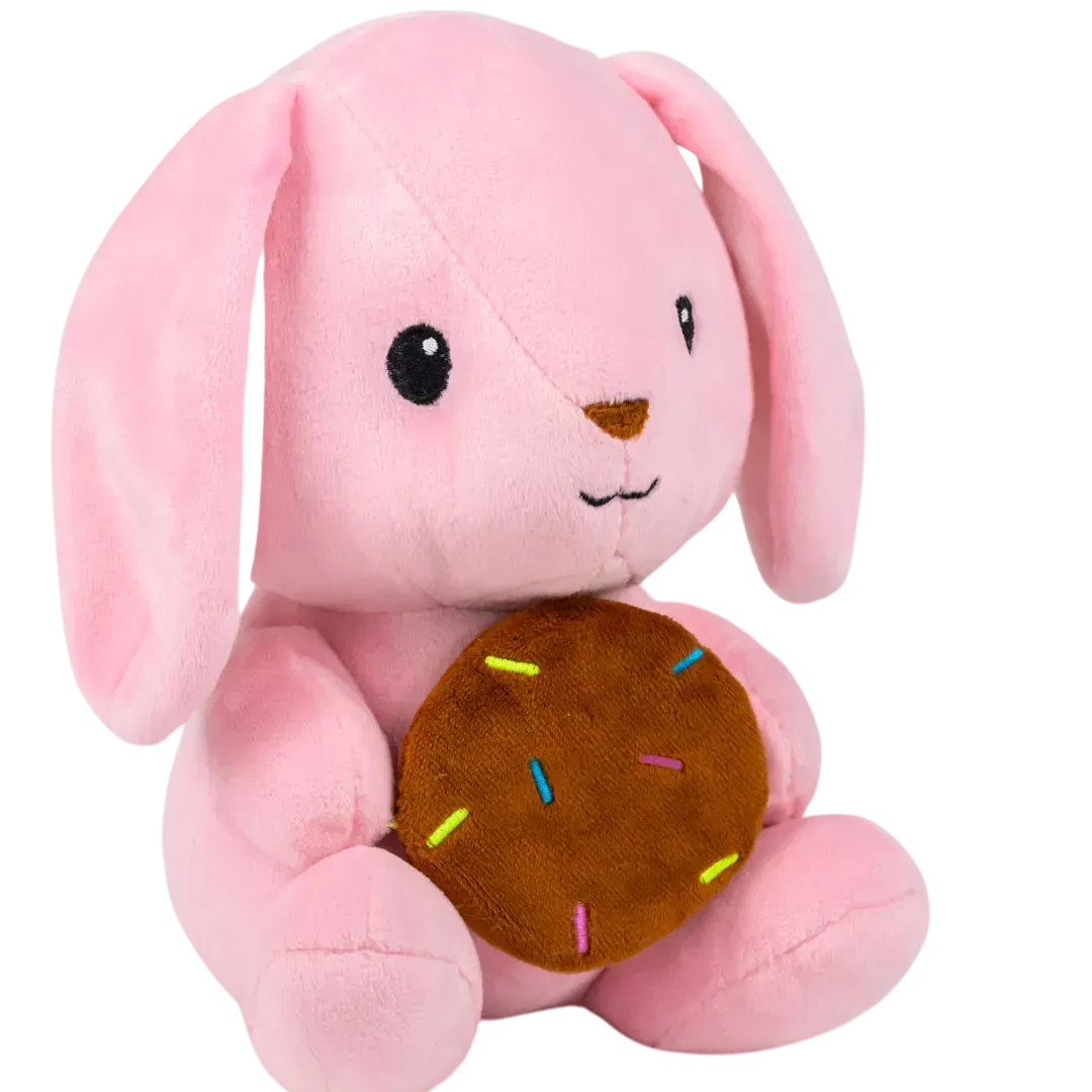 Мягкая игрушка Kidsqo зайчик Хрумтик из микроплюша 22 см Розовый (150-98-KD724) Мягкая игрушка Kidsqo зайчик Хрумтик из микроплюша 22 см Розовый (150-98-KD724)
