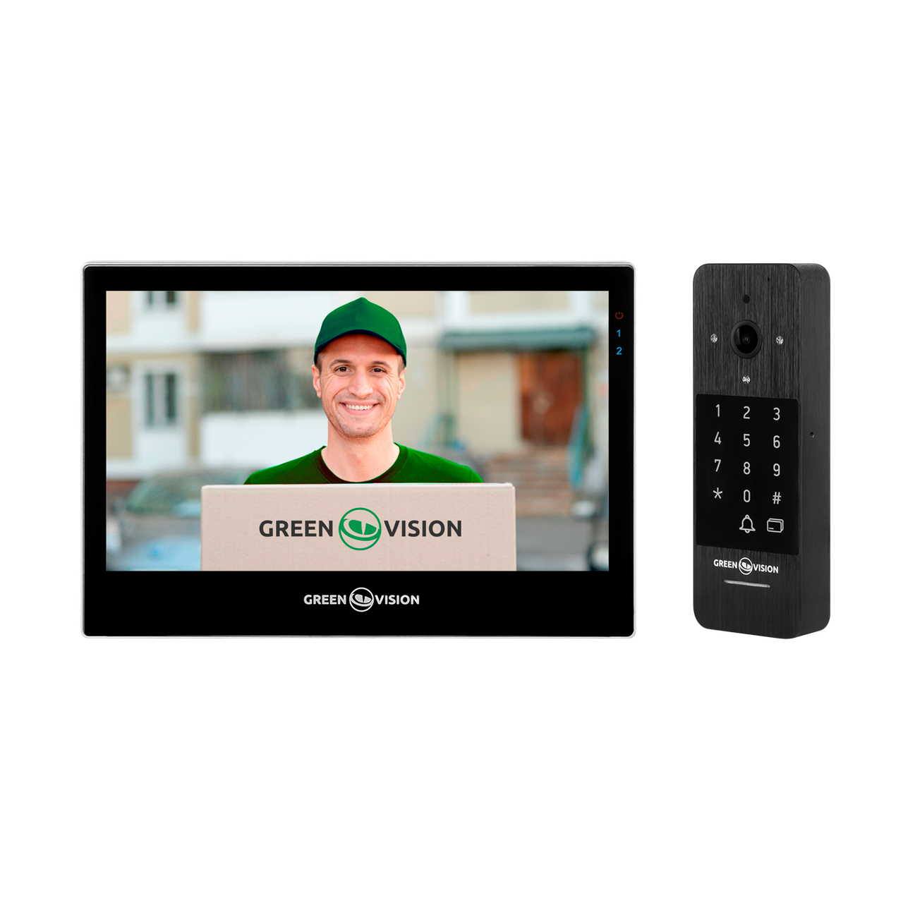 Комплект видеодомофона GreenVision GV-004-GV-060+GV-007 (2034733067) Комплект видеодомофона GreenVision GV-004-GV-060+GV-007 (2034733067)
