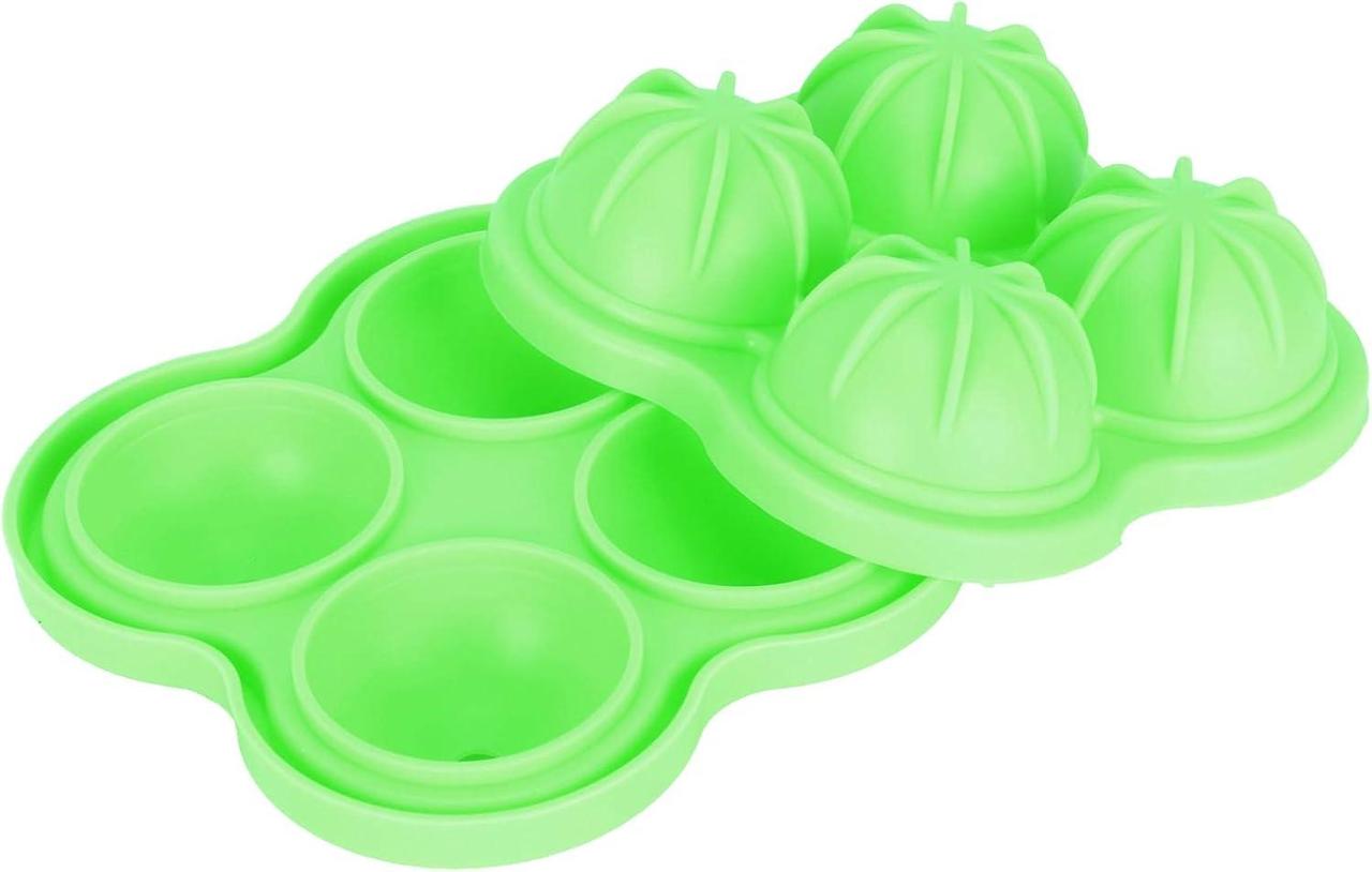 Форма для льоду Куля 4 комірок силіконовий салатовий (НР051592) - фото 8 Форма для льоду Куля 4 комірок силіконовий салатовий (НР051592) - фото 8