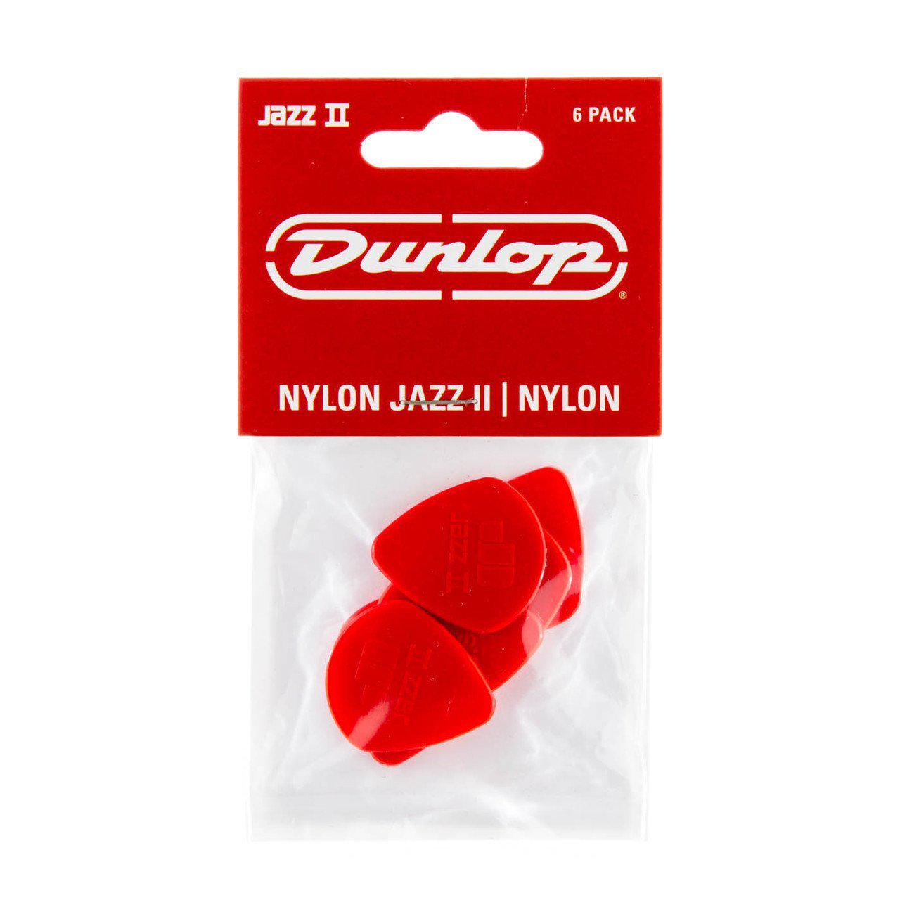 Медіатор Dunlop 47P2N Nylon Jazz II 1,18 мм 6 шт. (125354) - фото 3