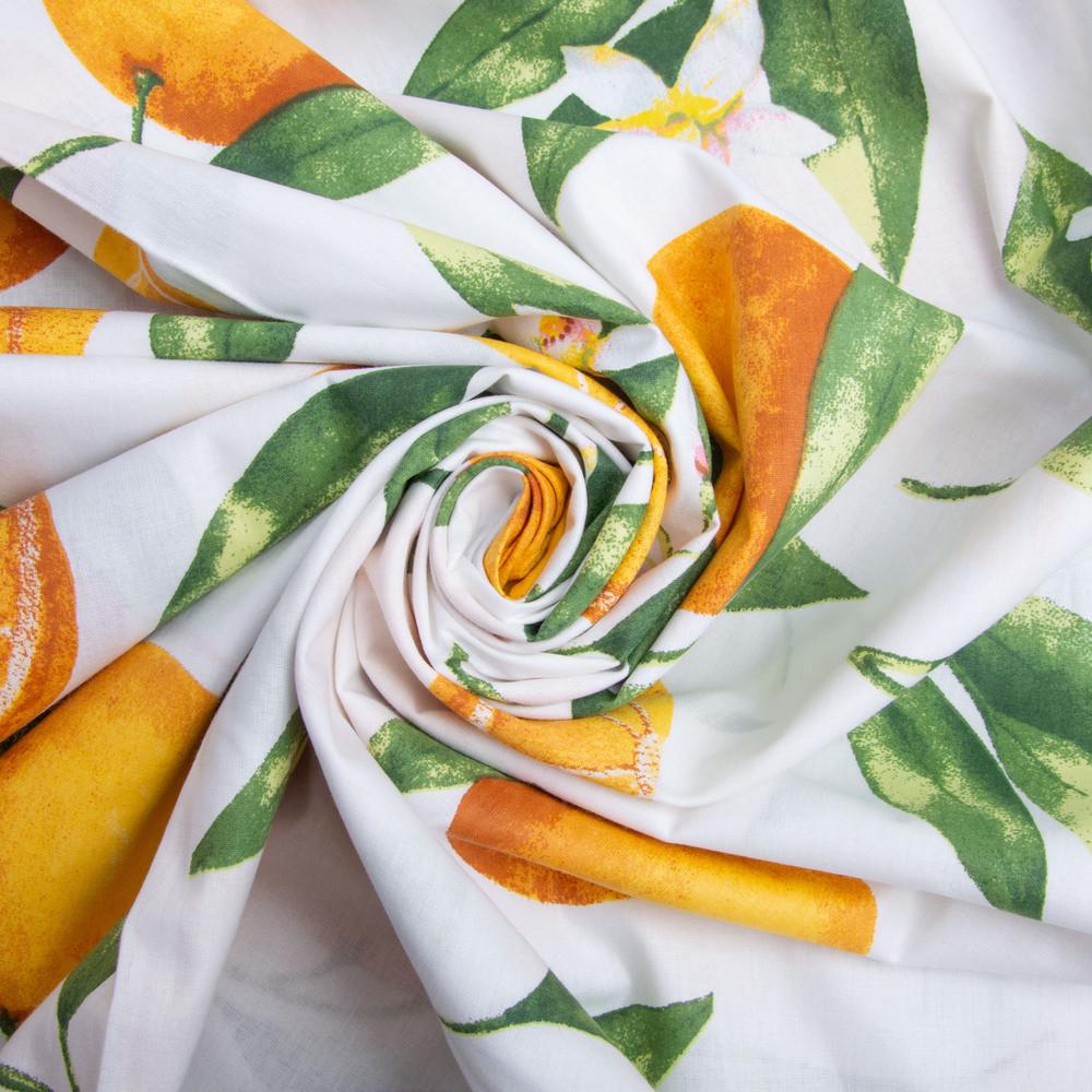 Ткань бязь ранфорс для постельного белья 24554 v-1 Апельсин 130 г/м2 240 см (2375816440)