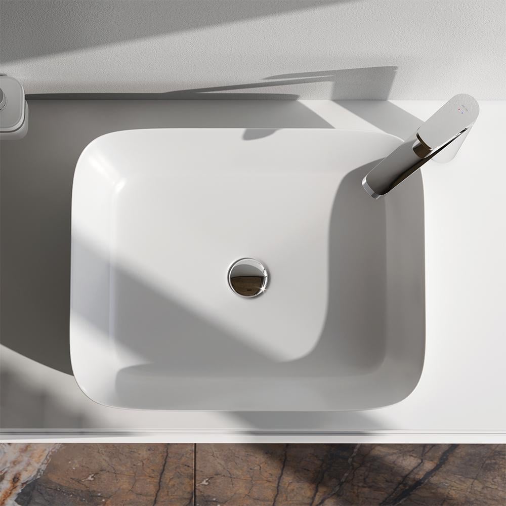 Умивальник накладний AM.PM Func MFAWCC10510WG 510x405x135 мм Білий (195780) - фото 3