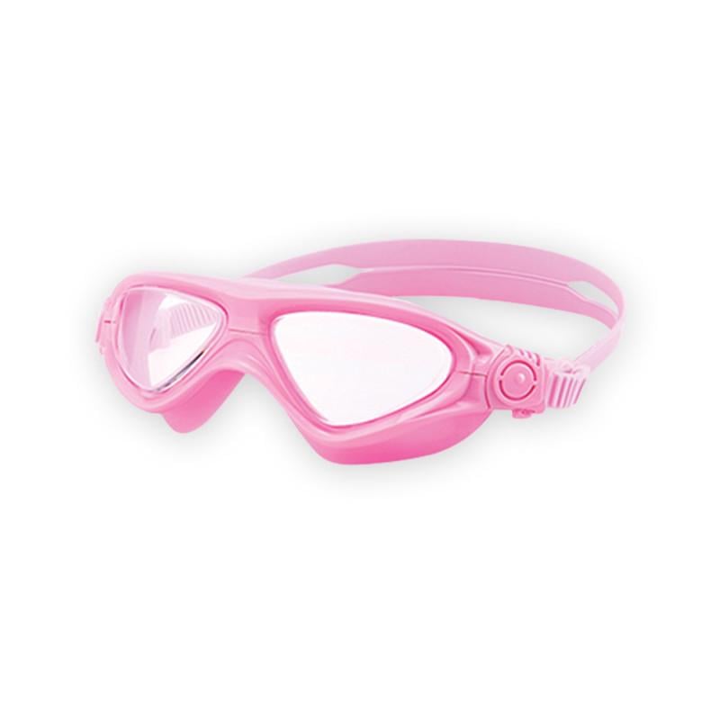 Окуляри-напівмаска дитячі Leacco для плавання Рожевий  (G-06 №2)