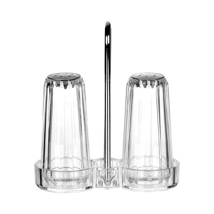 Набор для специй One Chef соль/перец на подставке из акрила 3 пр. 12х5х11 см