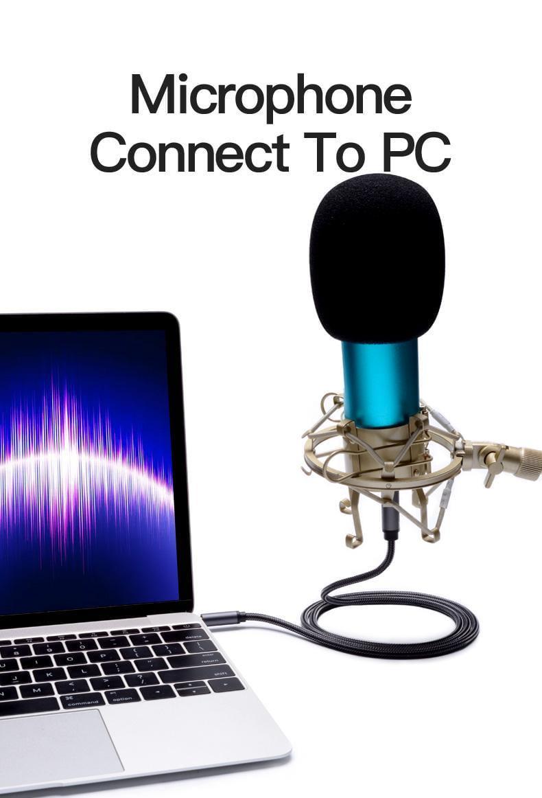 Кабель Vention 6.5 мм Jack-3.5 мм minijack HiFi стерео AUX на 6.35 мм в оплітці TRS 10 м Чорний (BAIHL) - фото 9