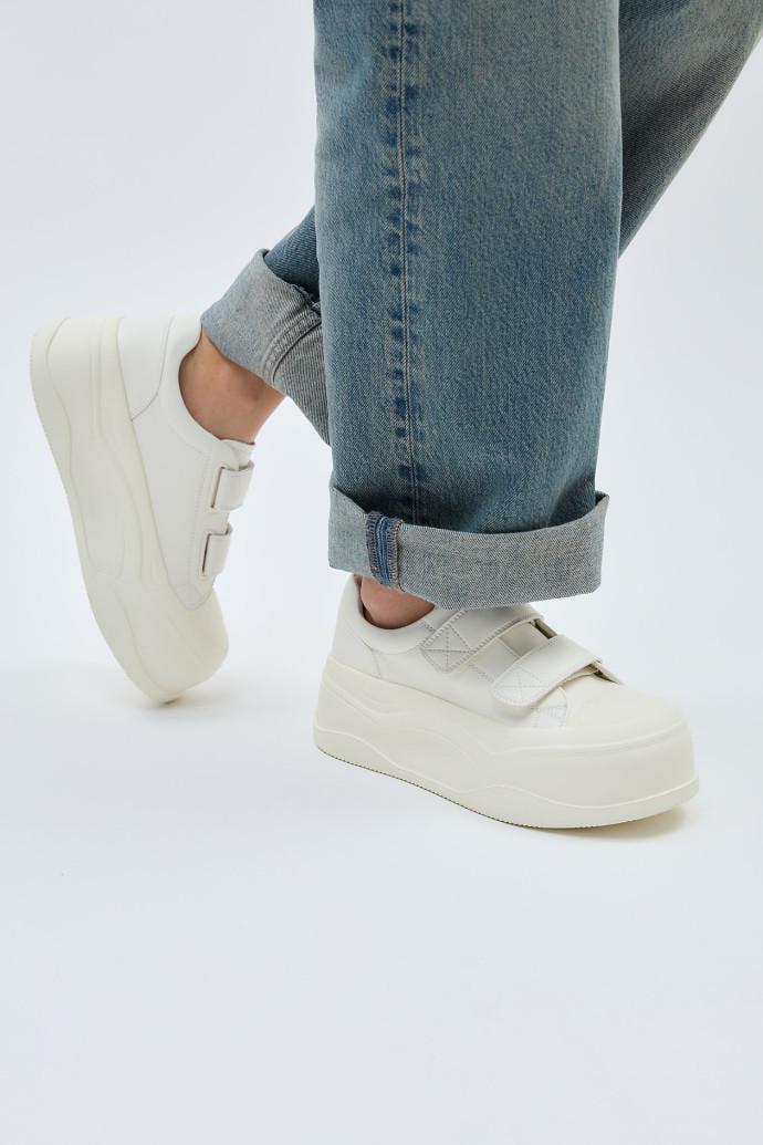 Слипоны женские LONZA кожаные р. 36 Белый (200913)