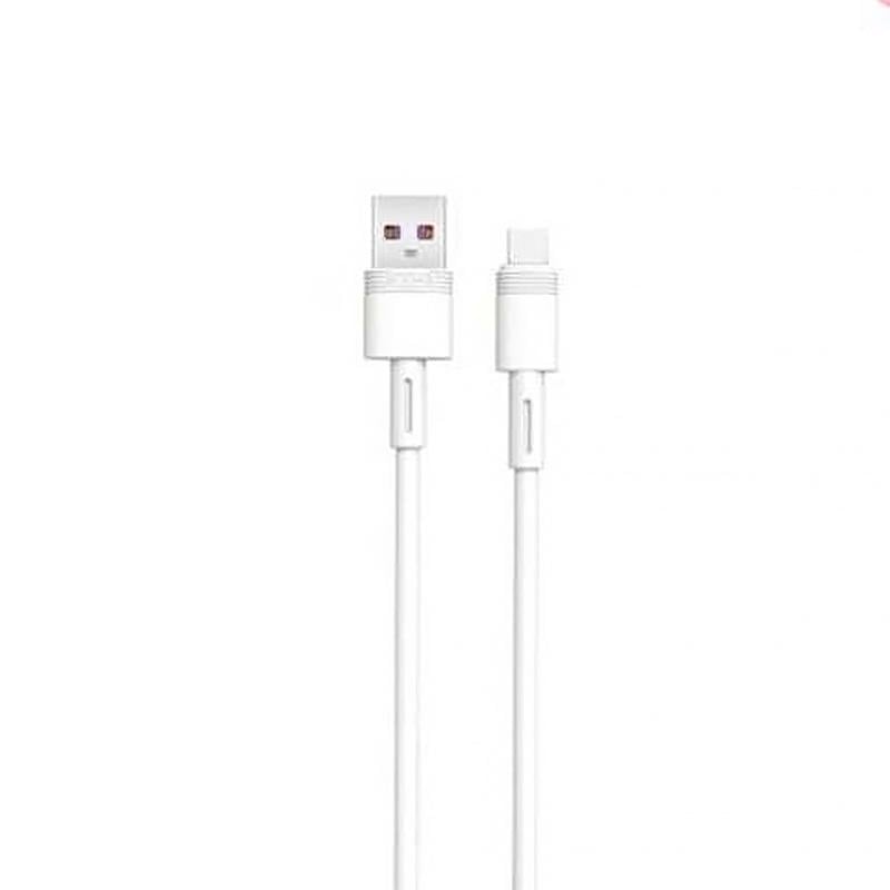 Кабель USB Xo NBQ166 Lightning 5A 1 м White (60748-0616)