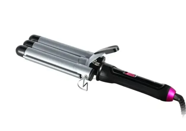 Плойка для завивки волос Domotec MS-481B с тройным нагревом (9769)