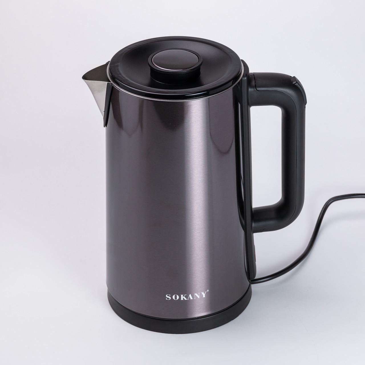 Електрочайник дисковий Sokany SK-09018 3 л 2000 Вт Малахіт (2739589332) - фото 5 Електрочайник дисковий Sokany SK-09018 3 л 2000 Вт Малахіт (2739589332) - фото 5