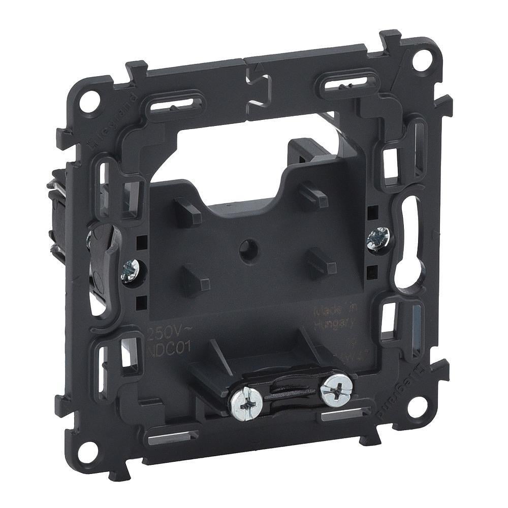 Механизм кабельного вывода Legrand IN'MATIC Valena внутренний Черный (753034)