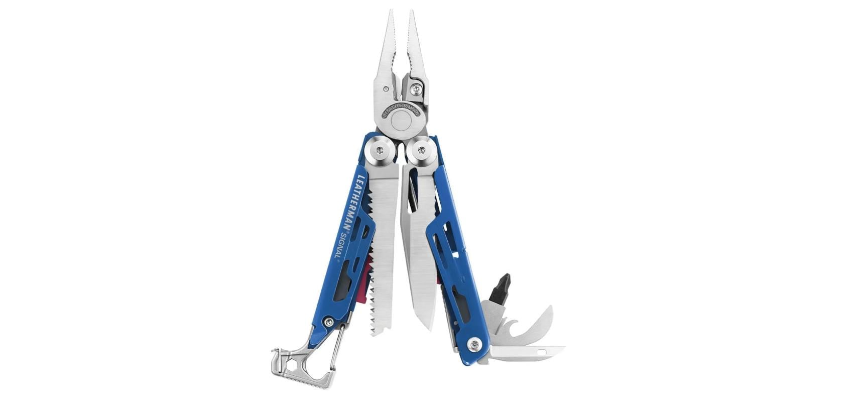 Мультитул Leatherman Signal Cobalt 19 инструментов без чехла и бит (26258034)