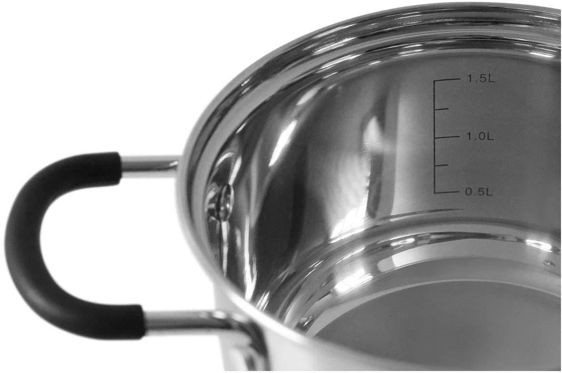 Набір кухонного посуду Edenberg з нержавіючої сталі 12 пр. (EB-4080) - фото 3 Набір кухонного посуду Edenberg з нержавіючої сталі 12 пр. (EB-4080) - фото 3