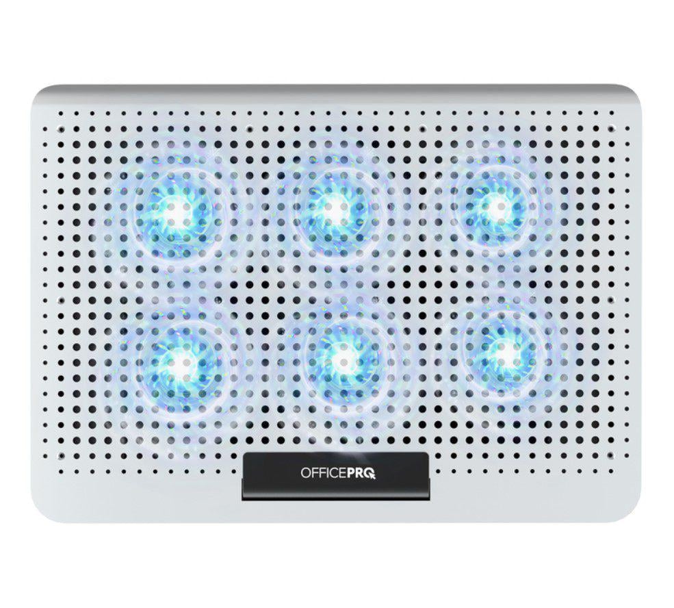 Подставка для ноутбука охлаждающая до 17" OfficePro OPCP-620 2xUSB 6xfans