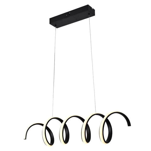 LED-люстра подвесная Sirius со спиральным плафоном 3000/6500К IP20 LCD3055 52W (28686078)