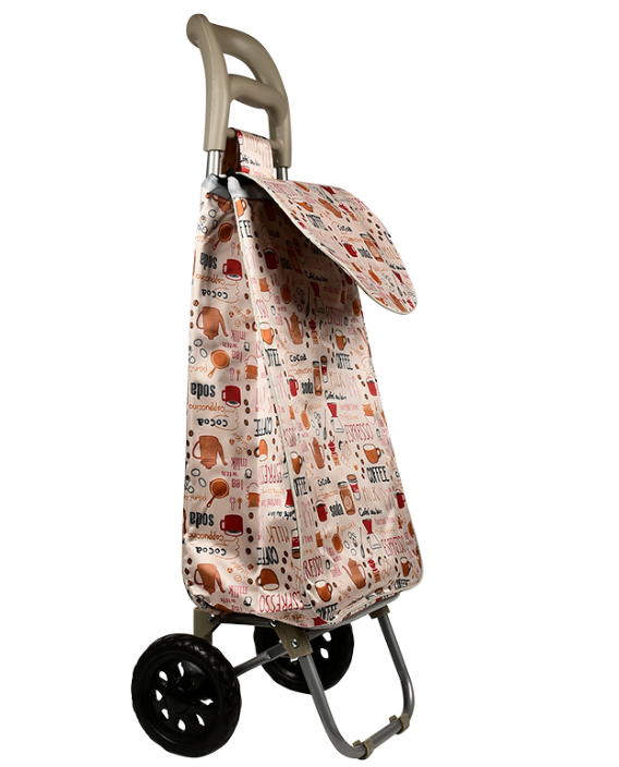 Сумка на колесах Stenson MH-1901 34x27x94 см Бежевый (25878665)