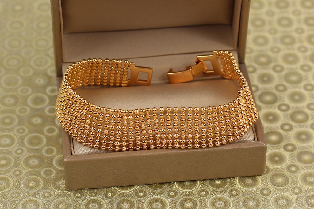 Браслет Xuping Jewelry Манжета 18,5 см Золотистый (31041197)