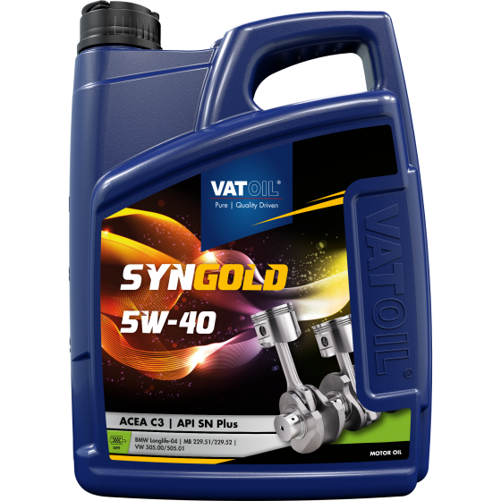 Моторне мастило VATOIL SynGold 5W-40 5 л (VAT 11-5)