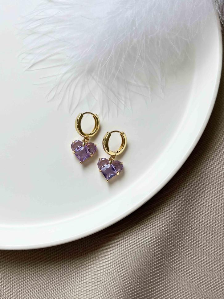 Серьги с сердечком (4765) Серьги с сердечком (4765)