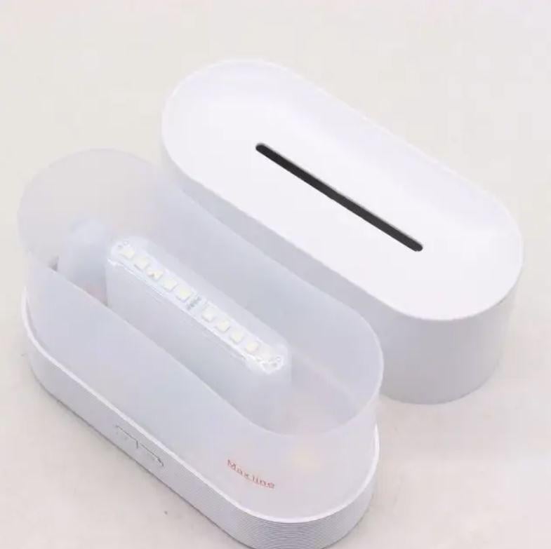 Увлажнитель воздуха Вулкан с эффектом пламени и ночником 7 цветов DQ-7 Белый - фото 4