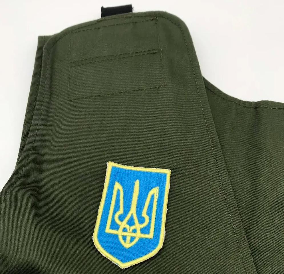 Військовий розвантажувальний жилет з Гербом України Зелений (MR54543) - фото 5 Військовий розвантажувальний жилет з Гербом України Зелений (MR54543) - фото 5