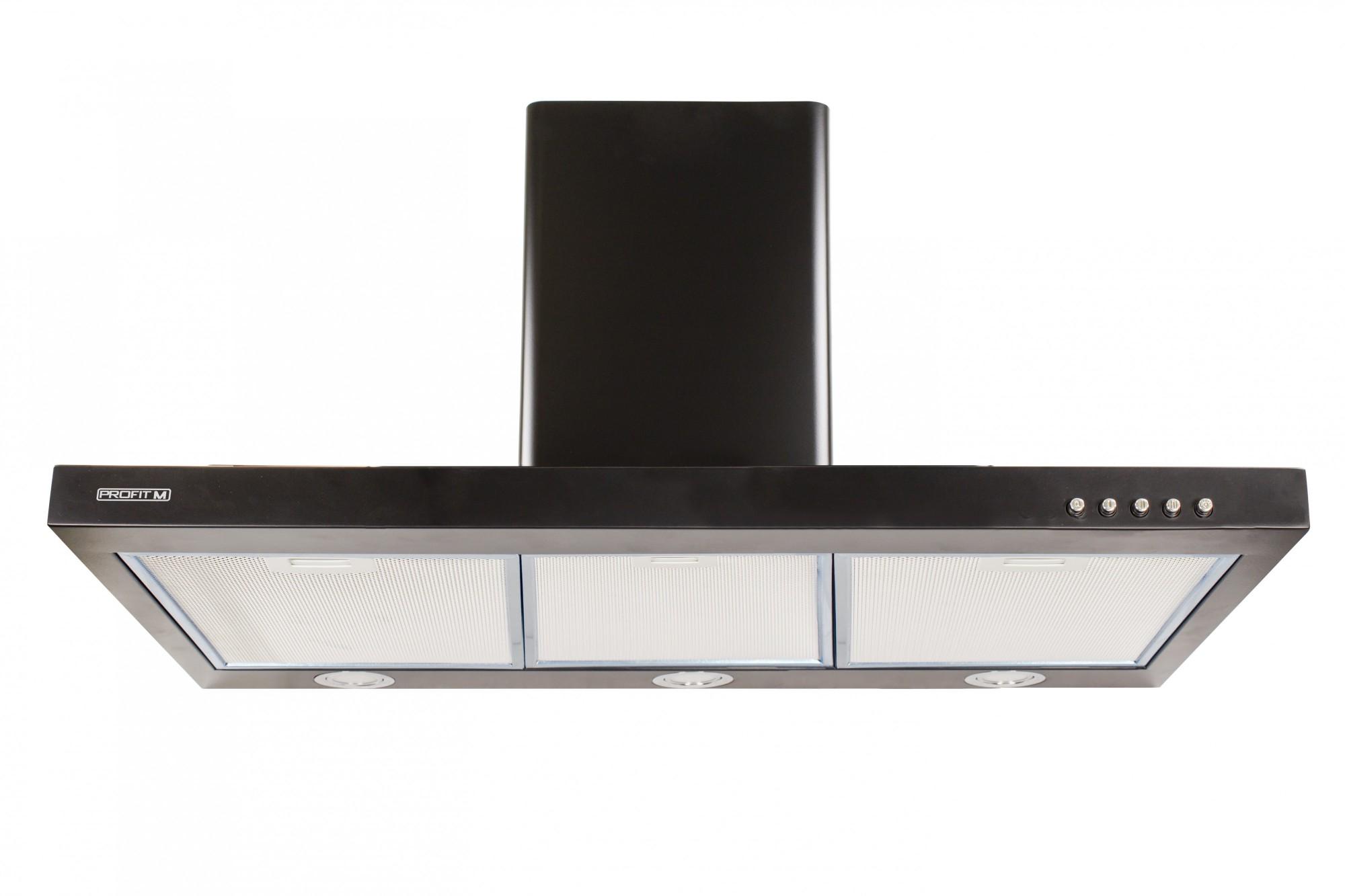 Вытяжка кухонная ProfitM Венера 90 см 1000 куб. м Черный (291020231)