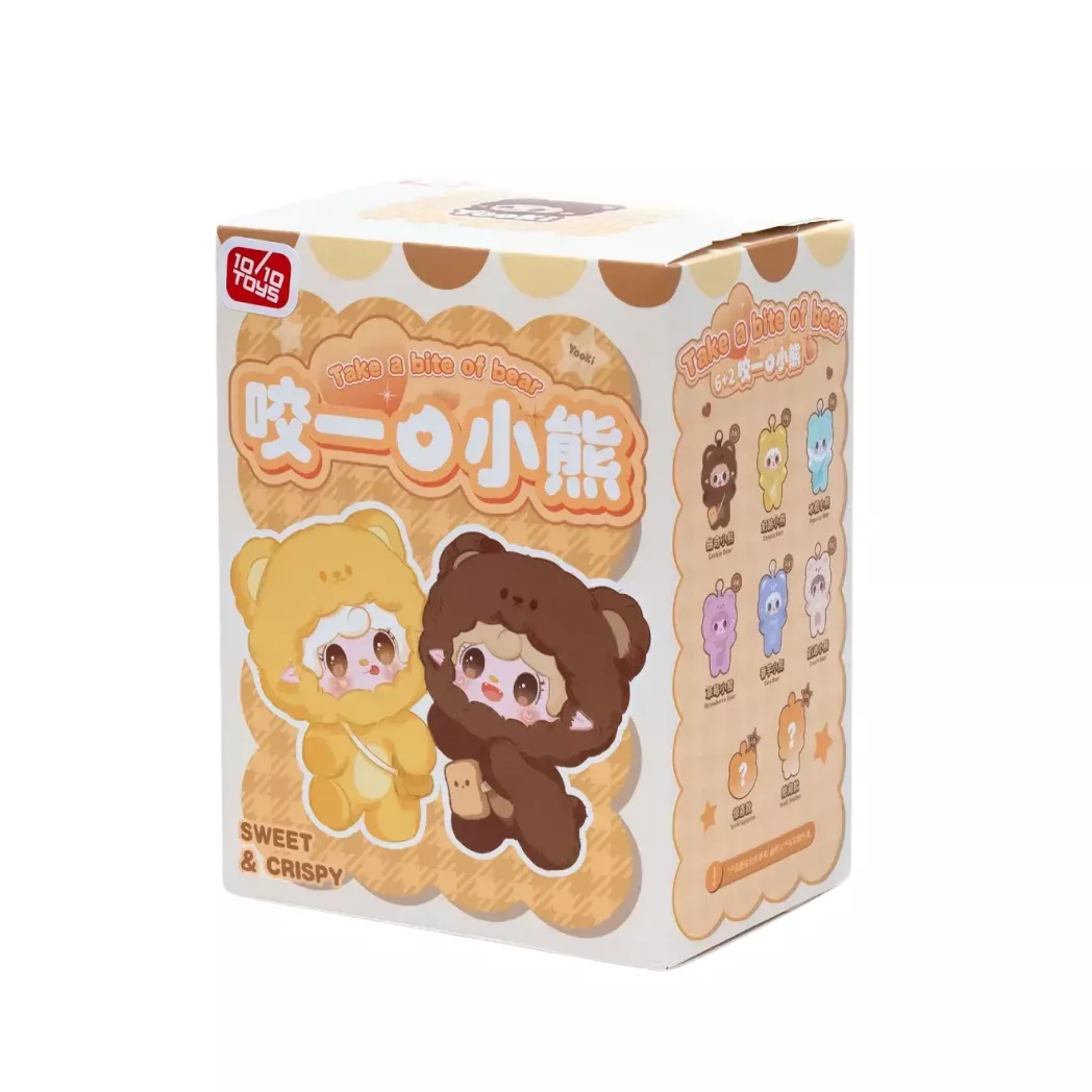 Мягкая игрушка-сюрприз с кольцом 10/10 Toys Yooki Сладкие медвежата 1 шт. (2025-8-5)