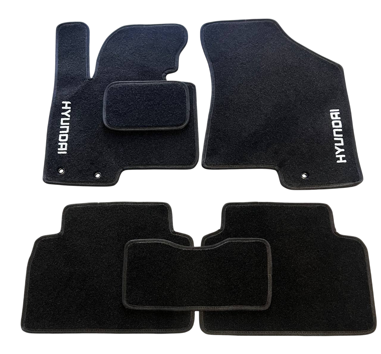 Килимки в салон ворсові для Hyundai IX35 2010- BLCCR1229 5 шт. Чорний (27326833)