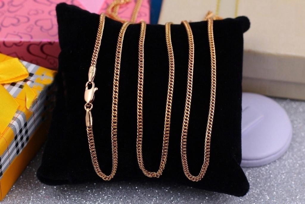 Цепь Xuping Jewelry Кобра 60 см 2 мм Золотистая (2217796441)