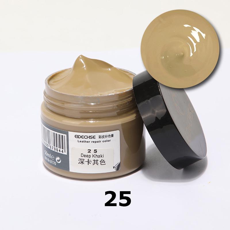 Жидкая кожа Eidechse для восстановления и реставрации цвета 50 мл Deep khaki - фото 8