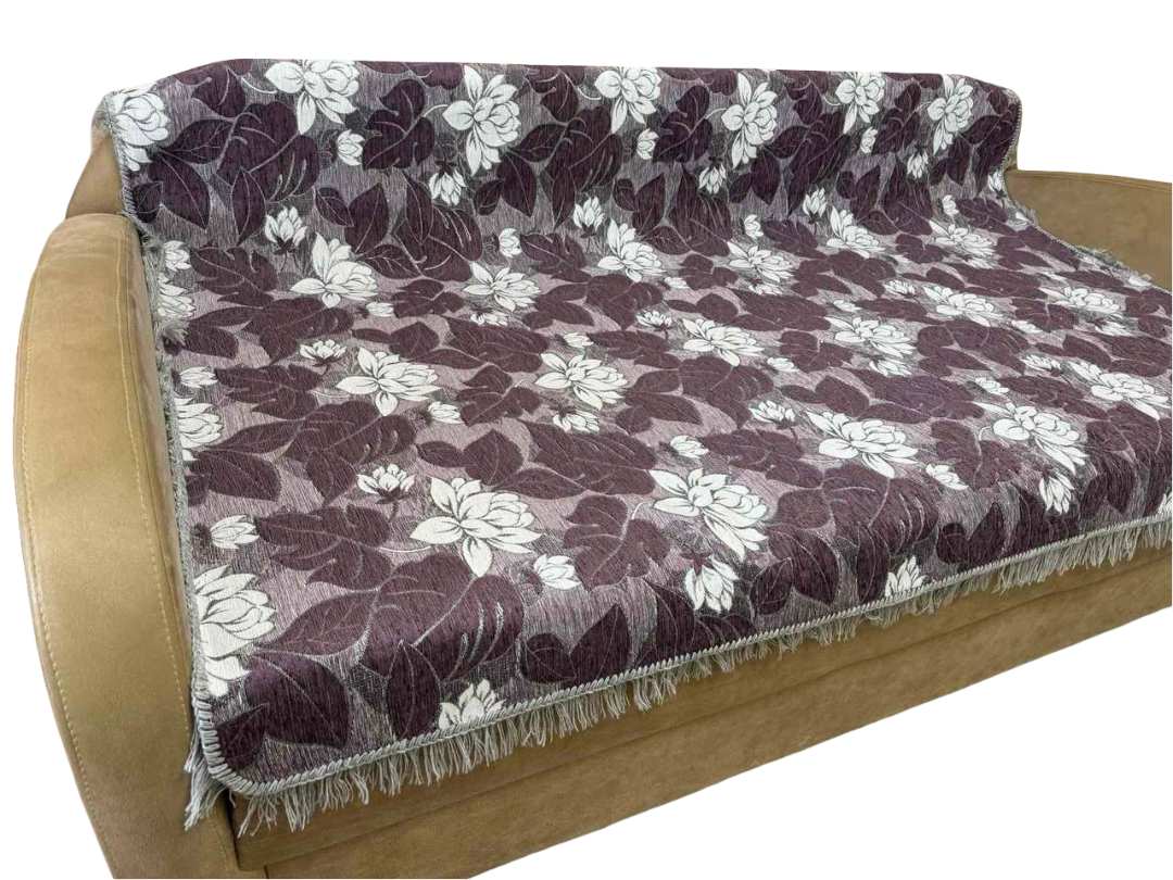 Покрывало на диван велюровое 150х200 см Серый (Д-divandek-classic-001-01)