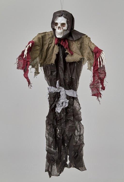 Подвесной декор Скелет в мешковине на Хэллоуин 90 см