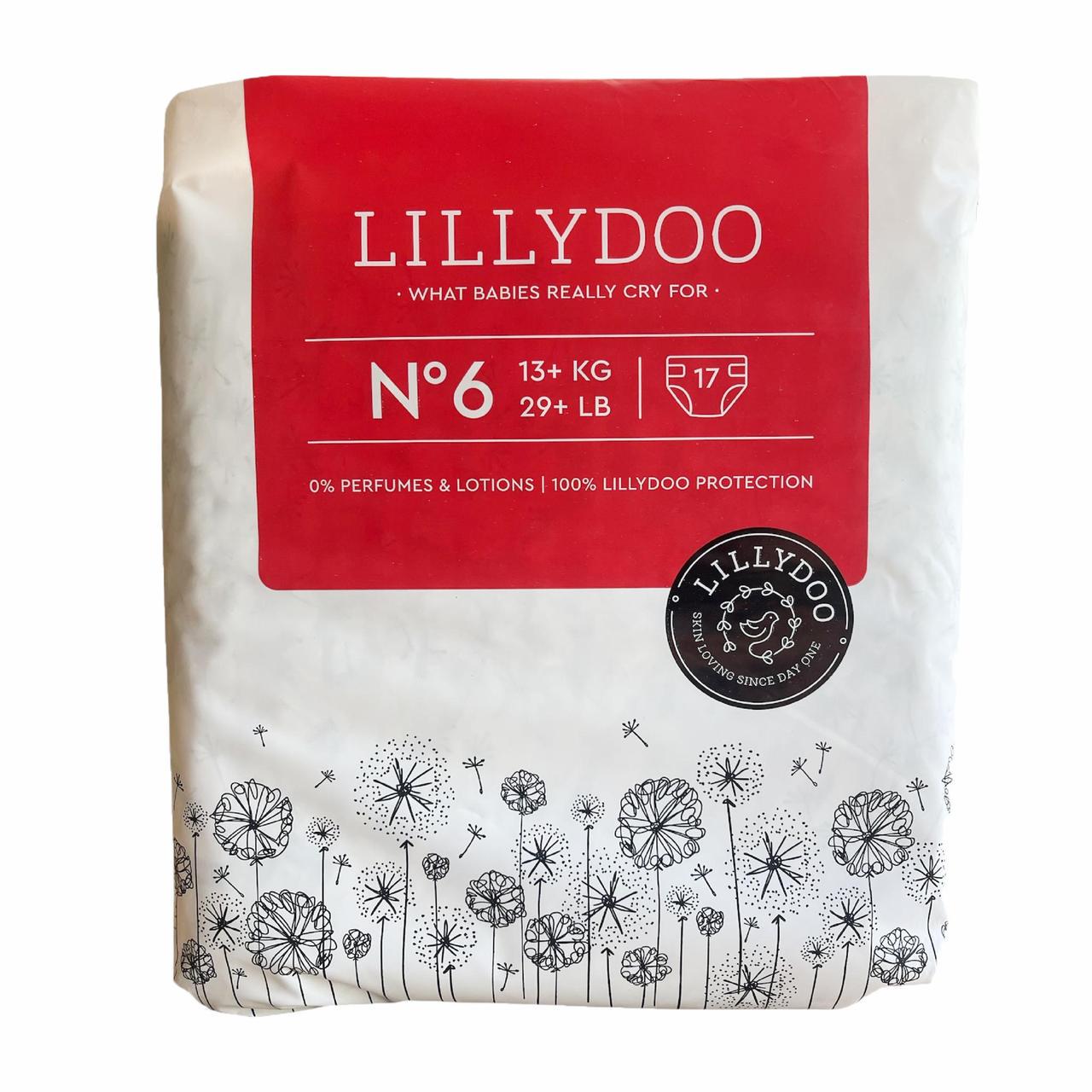 Подгузники Lillydoo 6 13+ кг 17 шт. (2590829371)