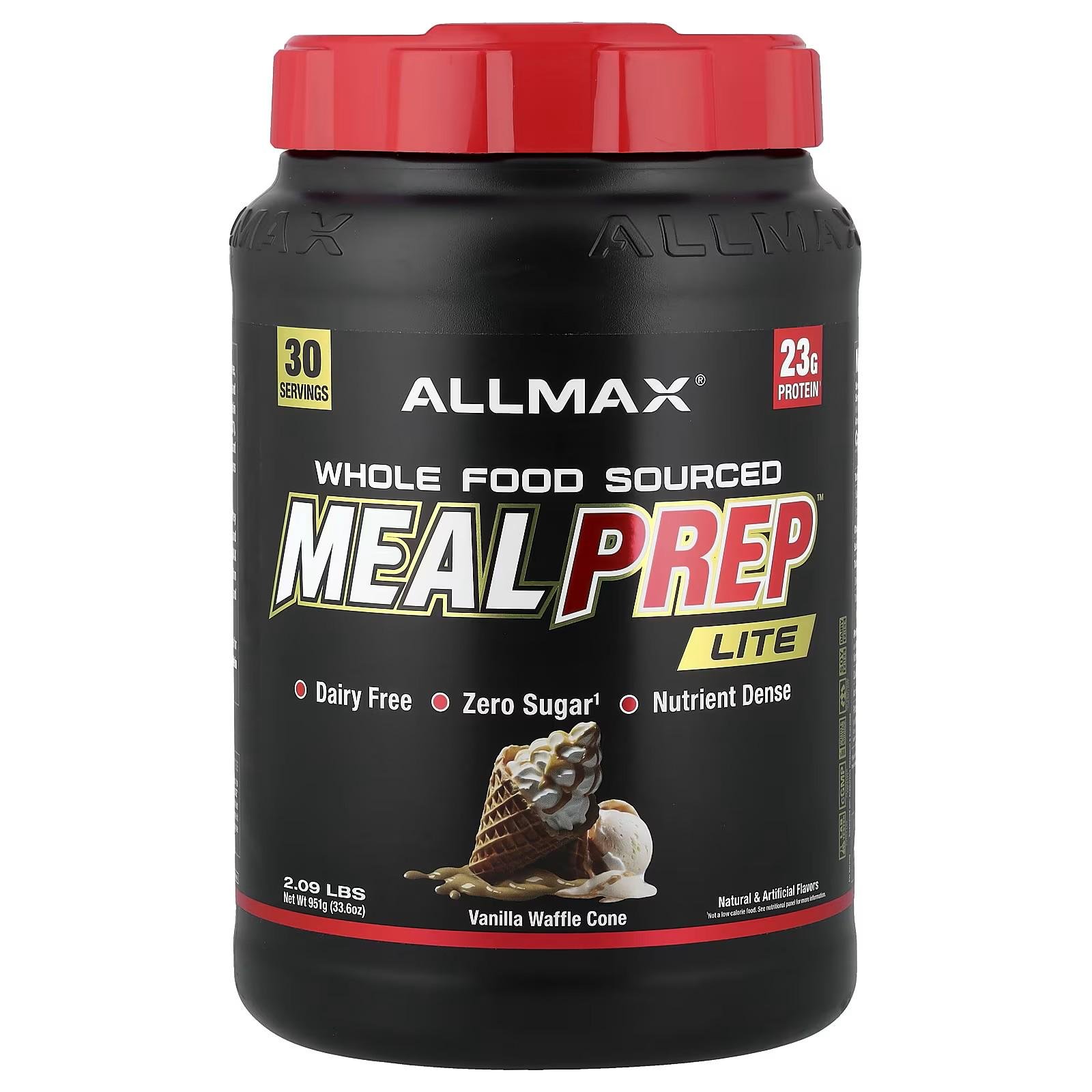 Протеин AllMax Meal Prep Lite Vanilla Waffle Cone 951 г Протеин AllMax Meal Prep Lite Vanilla Waffle Cone 951 г