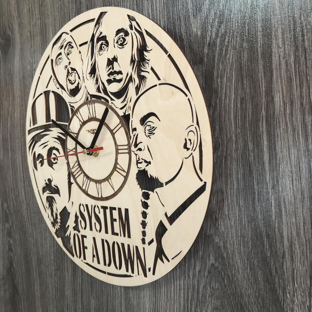 Часы настенные концептуальные в интерьер System of a Down - фото 2