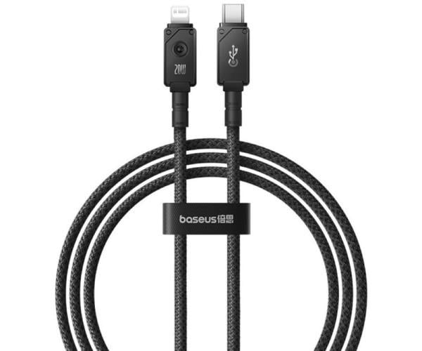 Кабель Data BASEUS Unbreakable Series Type-C to Lightning 20W 2 м Cluster Black