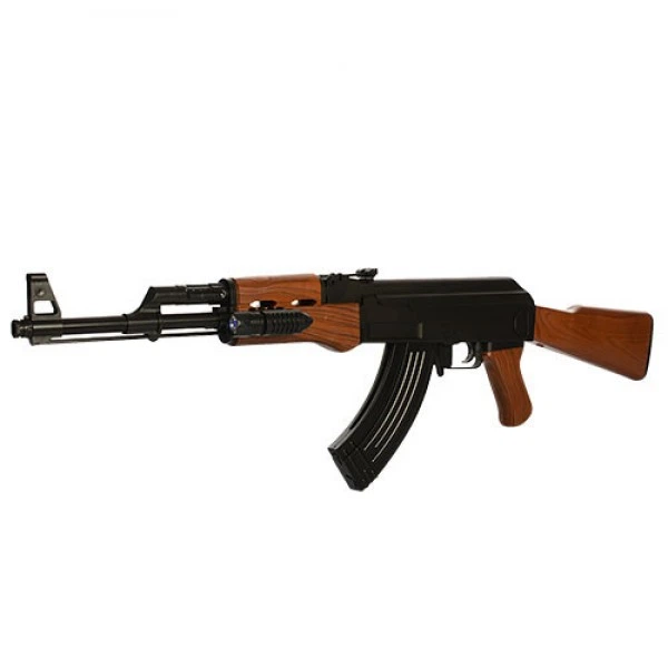 Игрушечный автомат Калашникова АК-47 со съемным прикладом фонарик/прицел 87 см (P.47) Игрушечный автомат Калашникова АК-47 со съемным прикладом фонарик/прицел 87 см (P.47)
