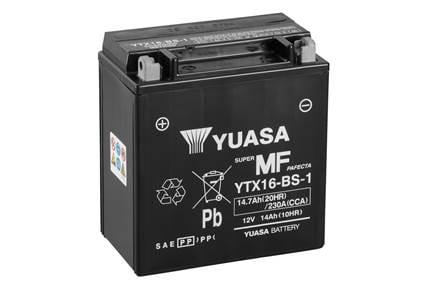 Аккумулятор Yuasa Мото YTX16-BS-1 CP 12 V 14,7 Ah 230 A