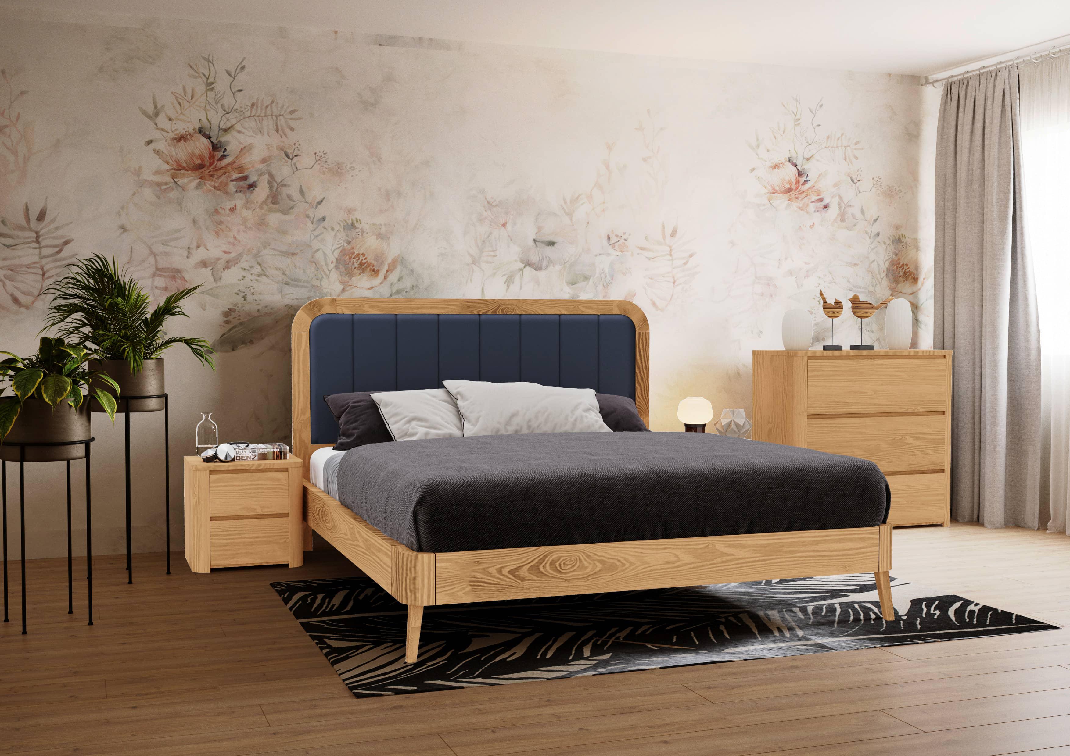 Кровать деревянная Artwood Форсса 2 ясень 160х200 (12030)