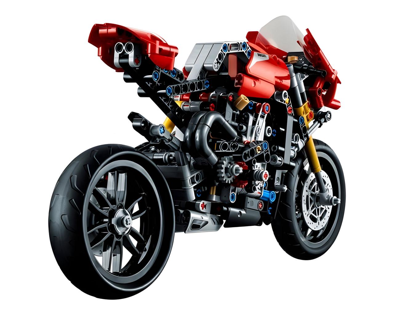 Конструктор Technic Ducati Panigale V4 R 646 деталей (10272) - фото 4 Конструктор Technic Ducati Panigale V4 R 646 деталей (10272) - фото 4