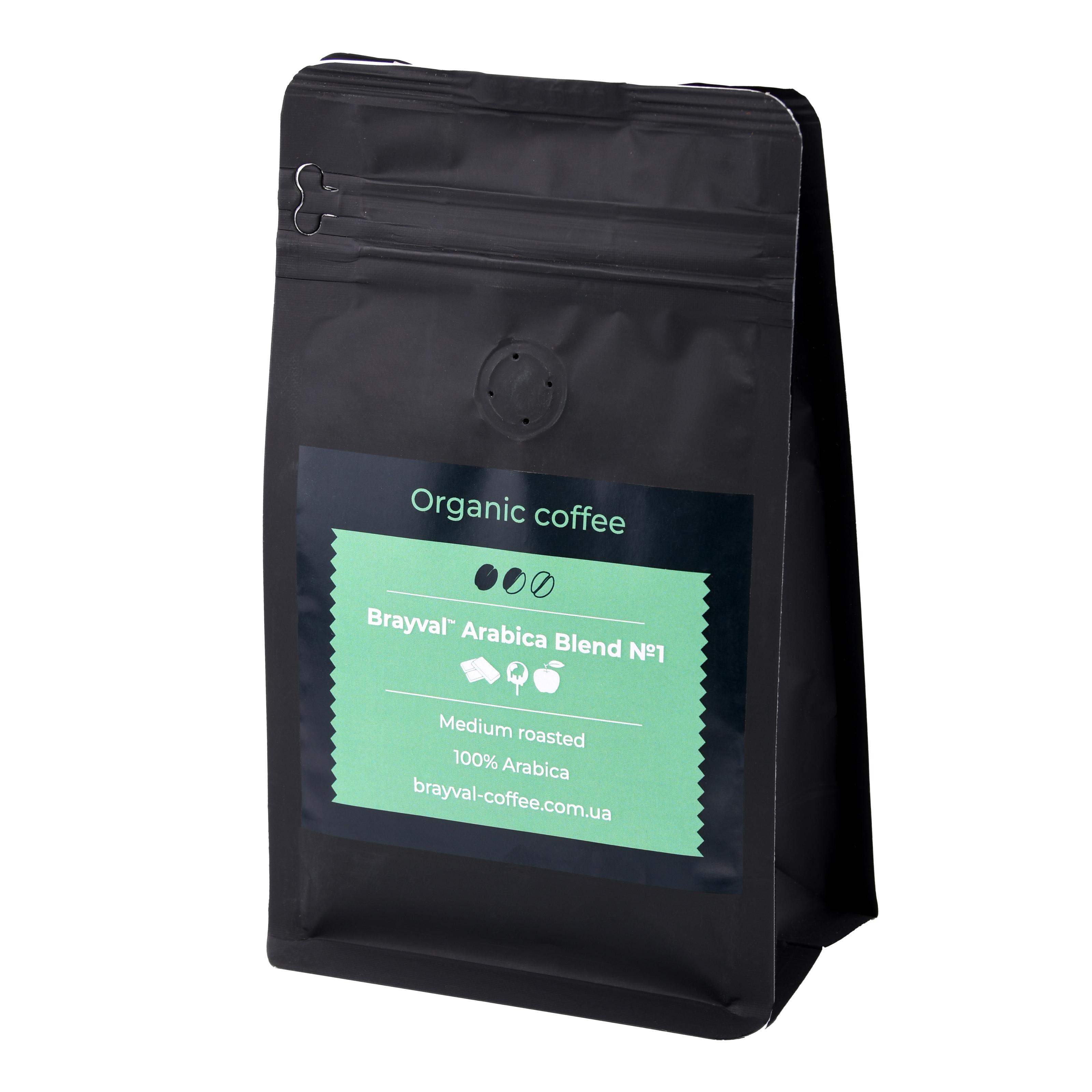 Кофе в зернах Brayval-coffee 100% Arabica blend №1 200 г (1986.2)