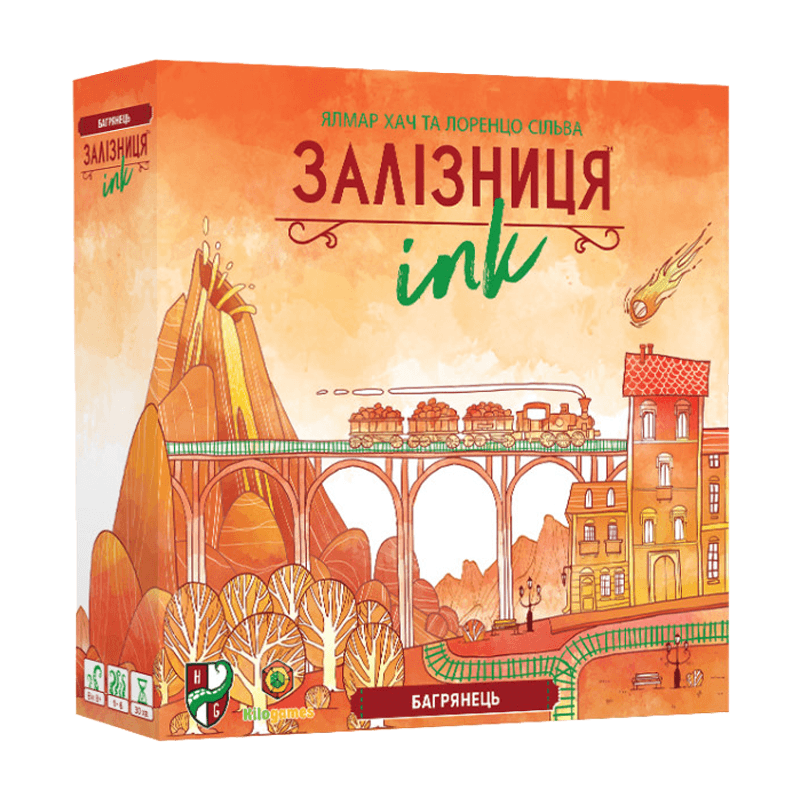 Настольная игра "Залізниця Inc Багрянець" (1497488071)